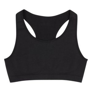 New Balance Black Seamless Racer Back Sports Bra - Girls